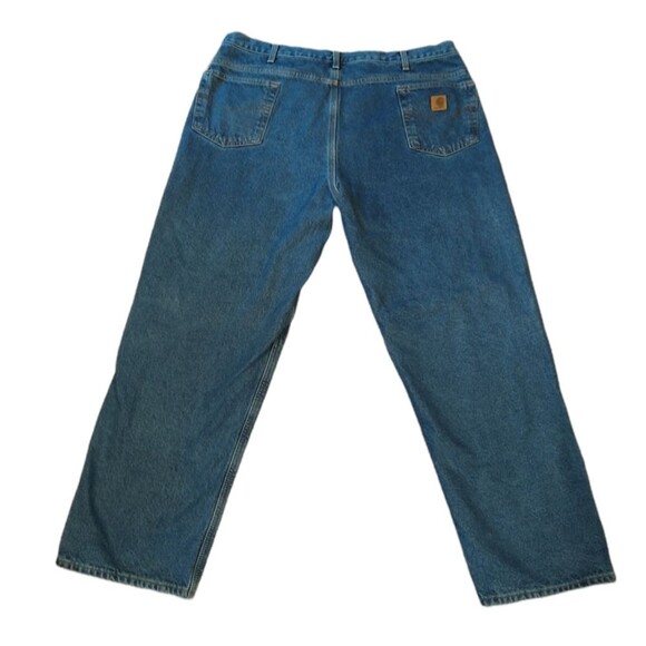 Carhartt Flannel Lined Relaxed Fit Jeans Size 44 - Picture 3 of 10